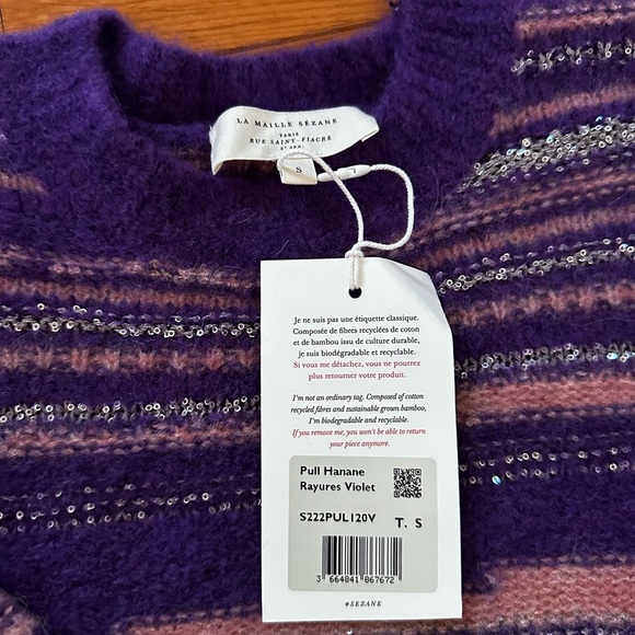 Sezane Hanane Sweater, NWT - Picture 3 of 6
